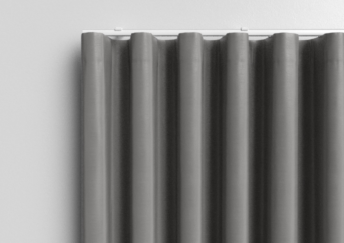 Akoya Faux Silk, Lustre Steel Grey - Made to Measure Curtain - Image 14